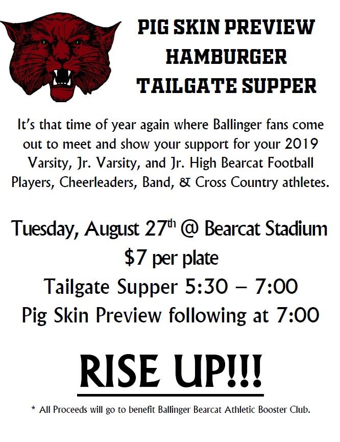 Pigskin Tailgate 2019